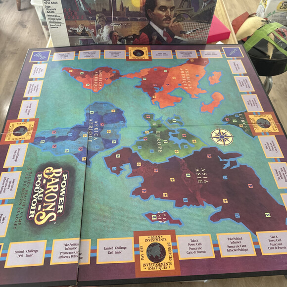 1986 Power Barons Game by Milton Bradley Complete - Picture 12 of 15